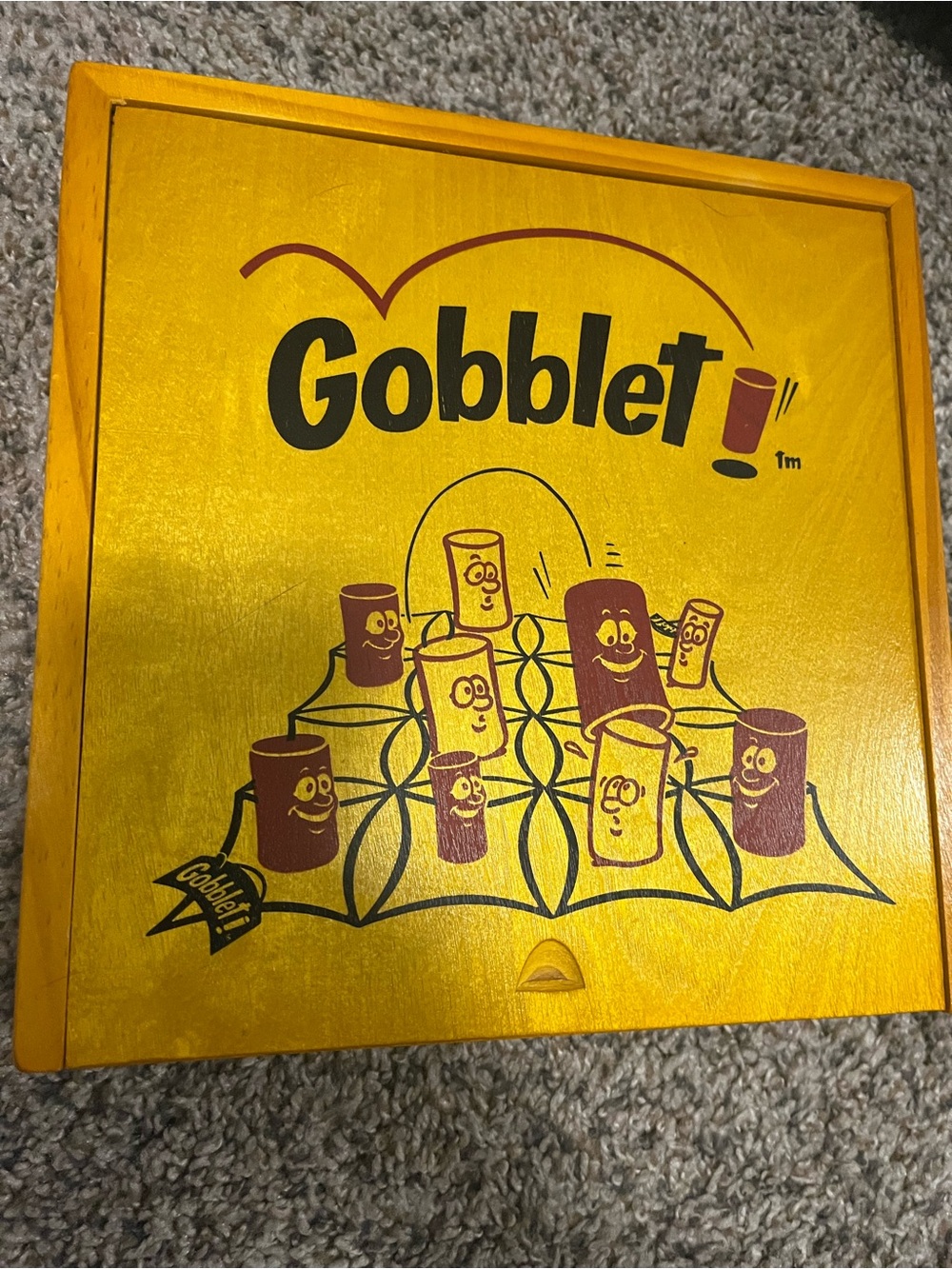 Classic Wooden Strategy Game - Yellow